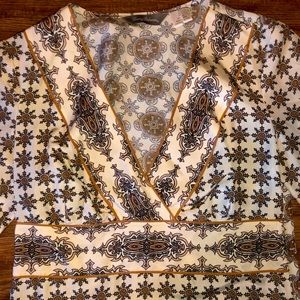 Tommy Bahama silk long sleeve blouse size Small